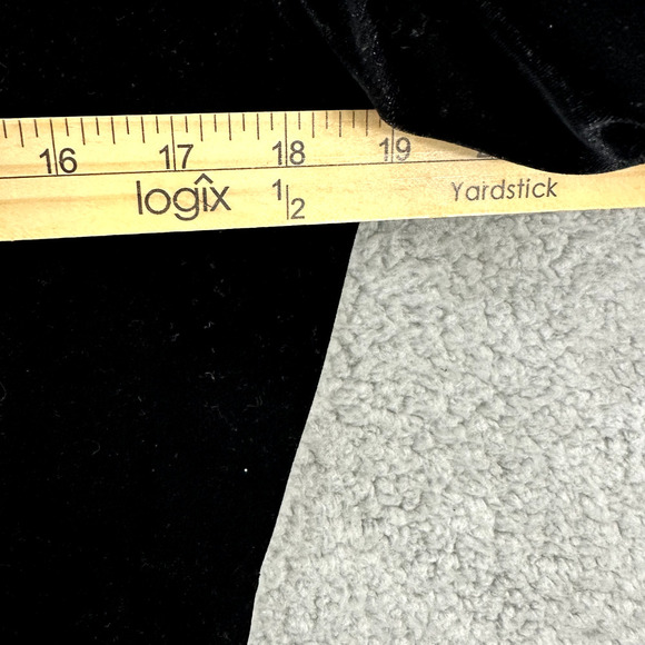 Vintage Valerie Stevens Womens Whimsigoth Velvet Maxi Dress Size PM Black Witchy - Picture 4 of 5